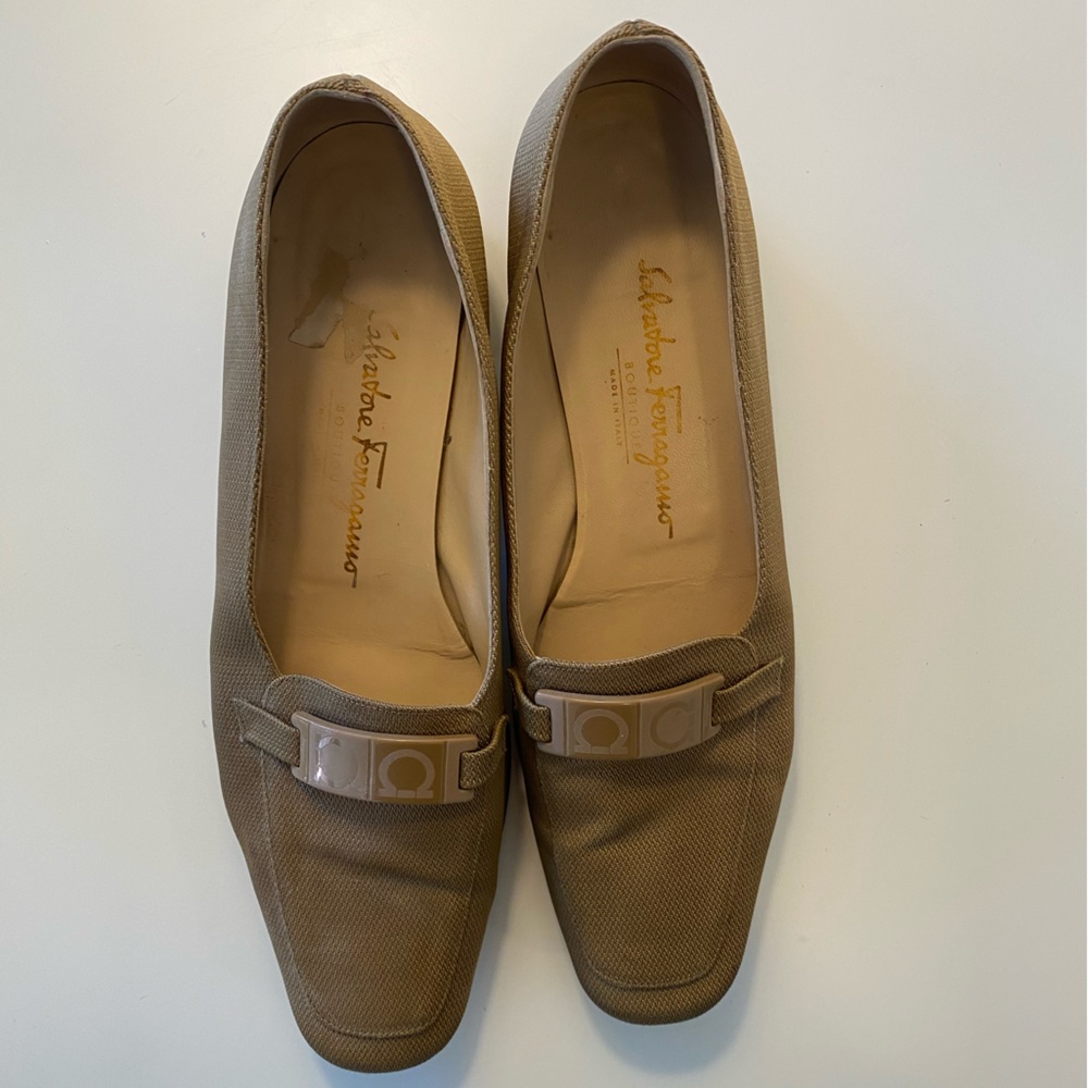 Salvatore Ferragamo Tan Loafers
